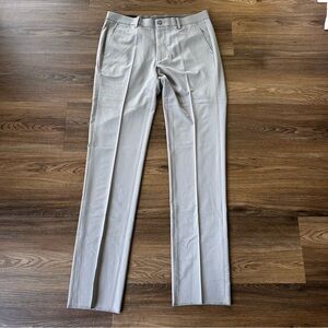 Bobby Jones Men’s Golf Pants Performance Collection Ash Gray Size‎ 34 Unhemmed